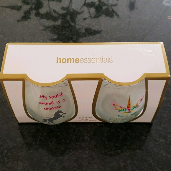 NWT Stemless Wine Glasses - Picture 6 of 6